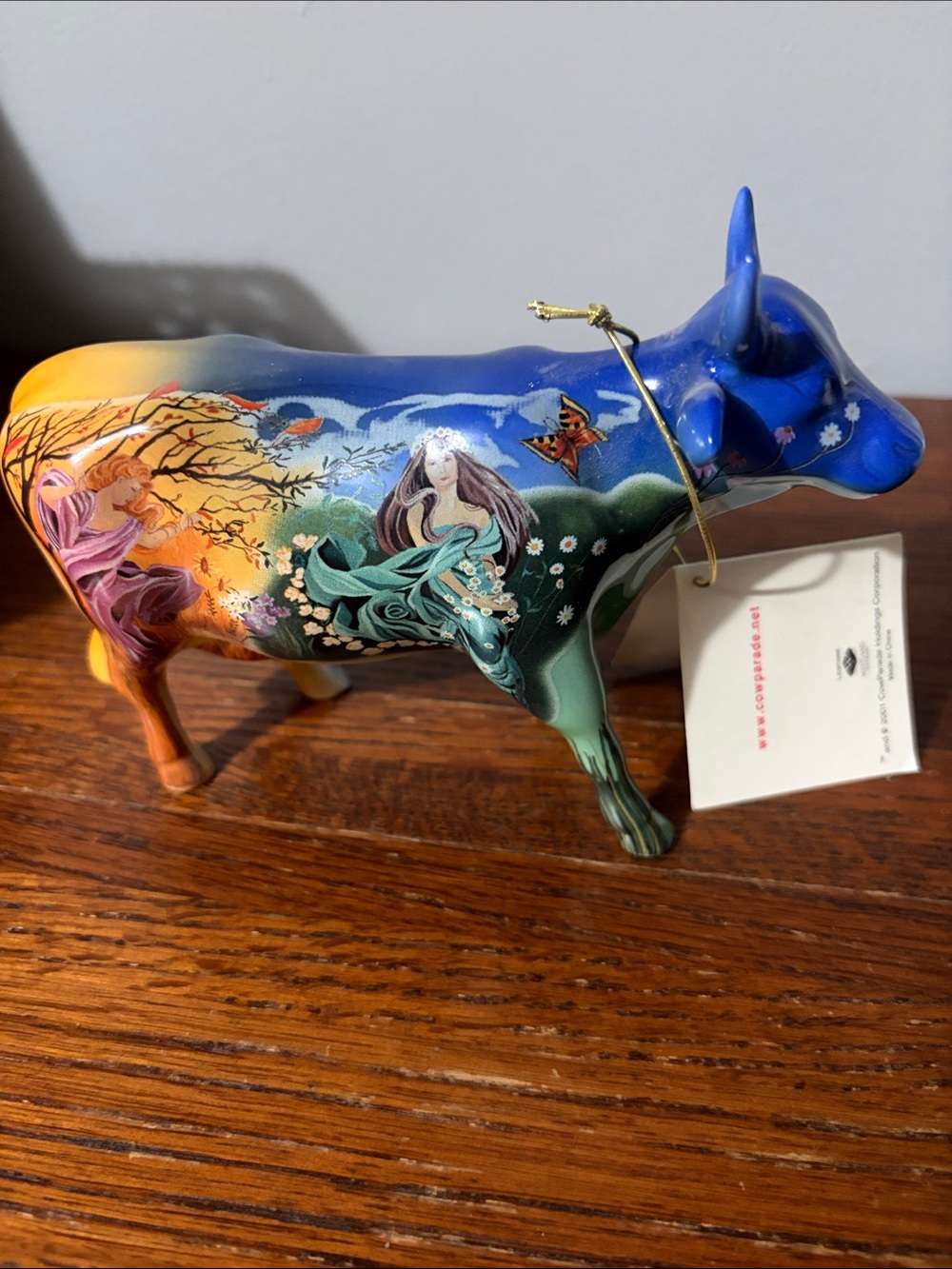 Cow Parade Hand-Painted 2001 Decorative Accent